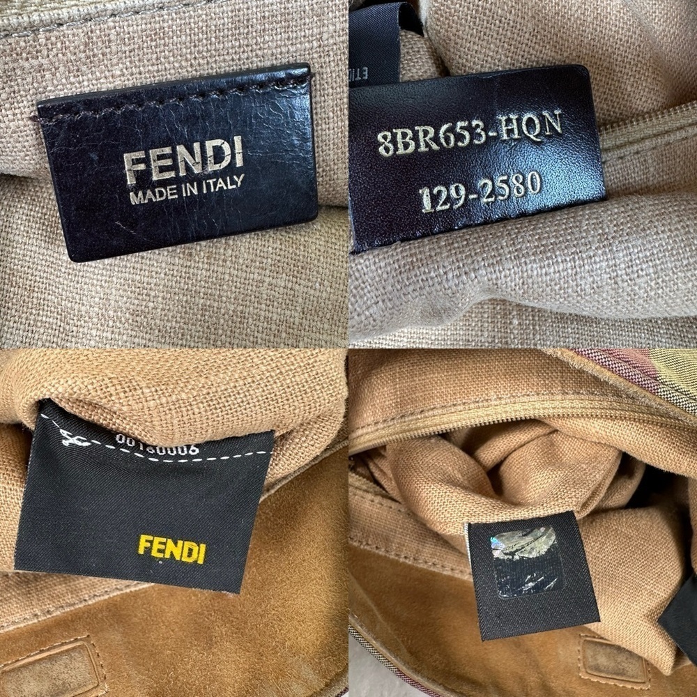 💯Authentic Fendi Striped Multicolor Hobo Bag🍀 - Picture 8 of 16